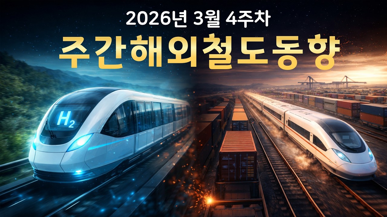 친환경부터 관광까지… 철도의 ‘진화’가 시작됐다 (2026년 3월 4주차)