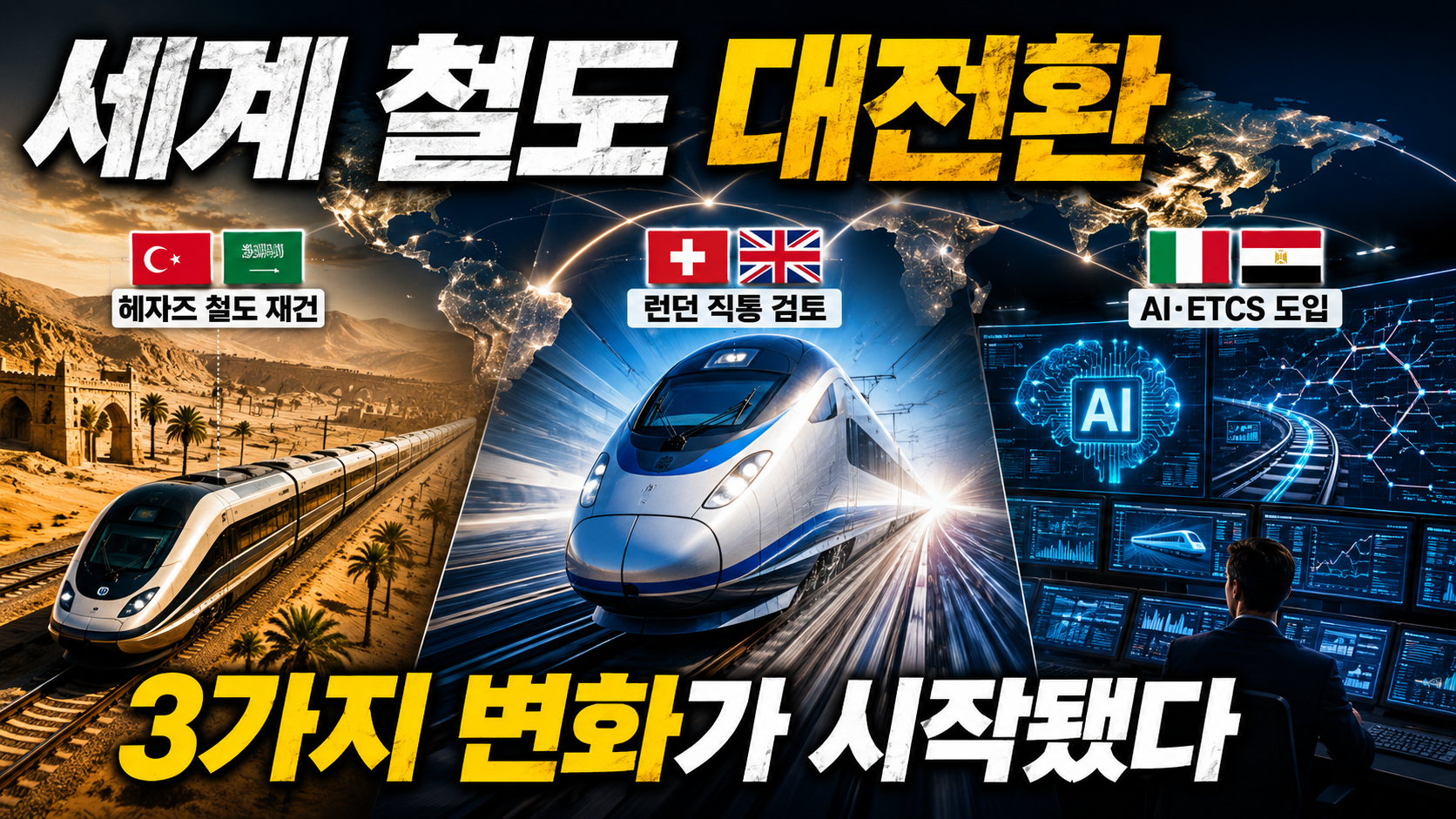 세계 철도에 벌어진 거대한 변화… 이제는 선로보다 '연결'을 만든다 (주간해외철도동향 2026년 6월 3주차)