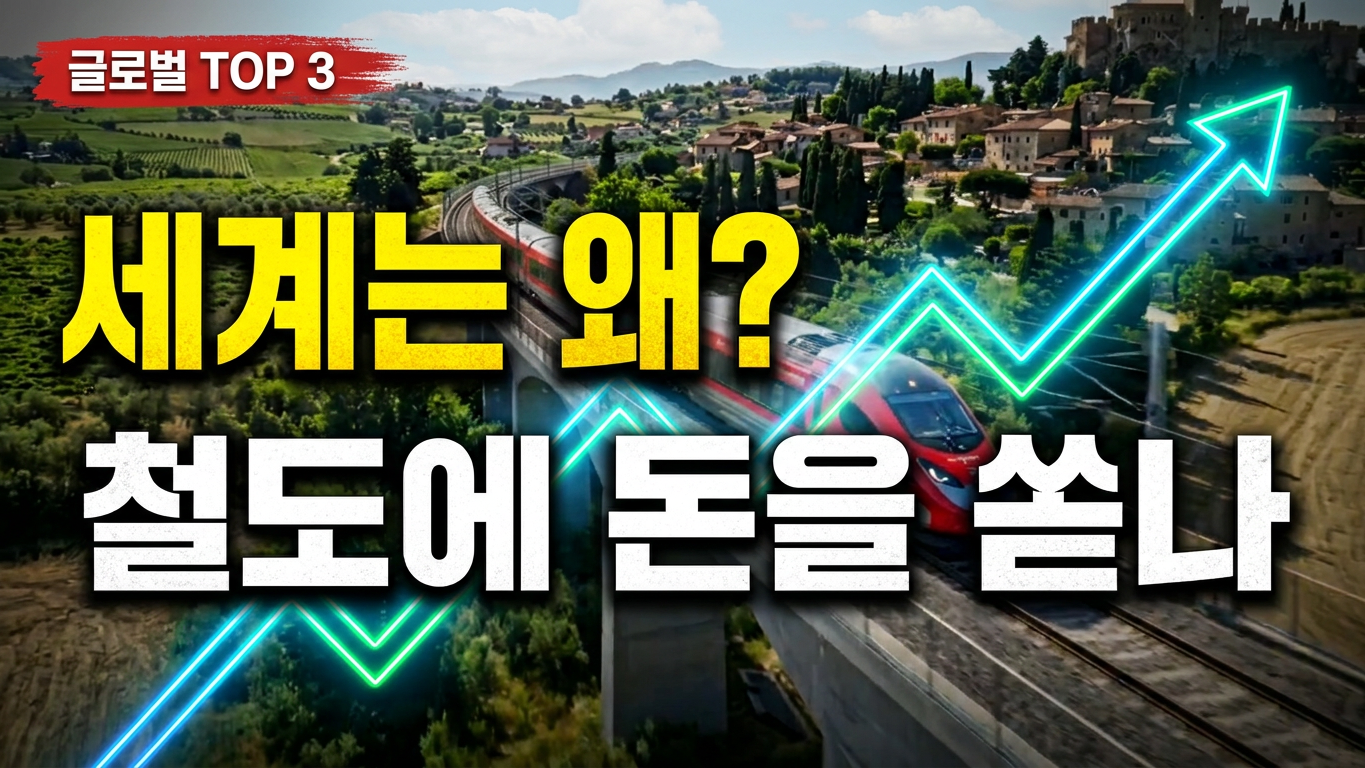 세계가 철도에 다시 돈을 쏟는 이유... 이번 주 해외 철도 뉴스 핵심 3가지