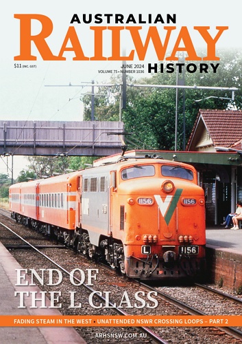 Australian Railway History 표지