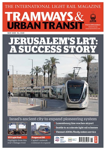 TRAMWAYS and URBAN TRANSIT 표지