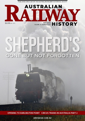 Australian Railway History 표지
