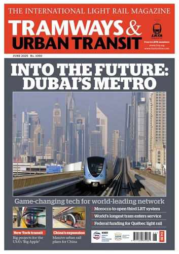 TRAMWAYS and URBAN TRANSIT 표지
