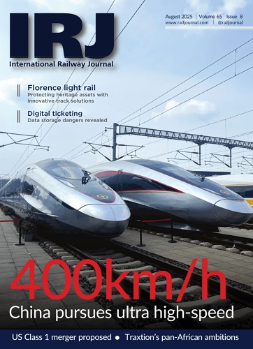 IRJ(International Railway Journal) 표지