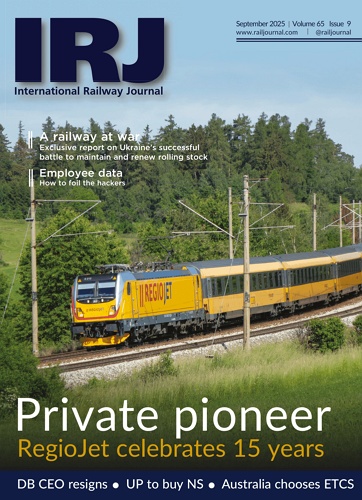 IRJ(International Railway Journal) 표지