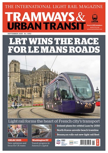 TRAMWAYS and URBAN TRANSIT 표지