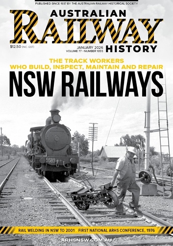 Australian Railway History 표지
