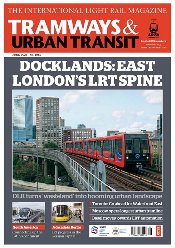 TRAMWAYS and URBAN TRANSIT 표지