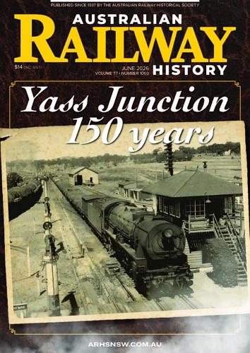 Australian Railway History 표지
