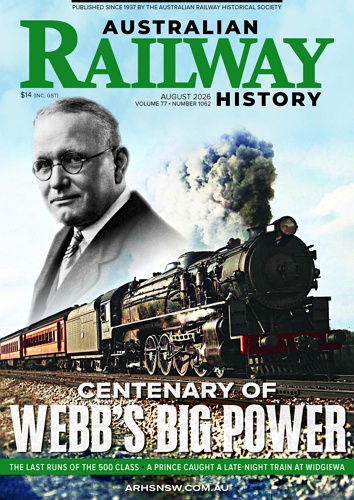 Australian Railway History 표지