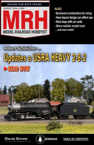 MRH(Model Railroad Hobbyist) 표지